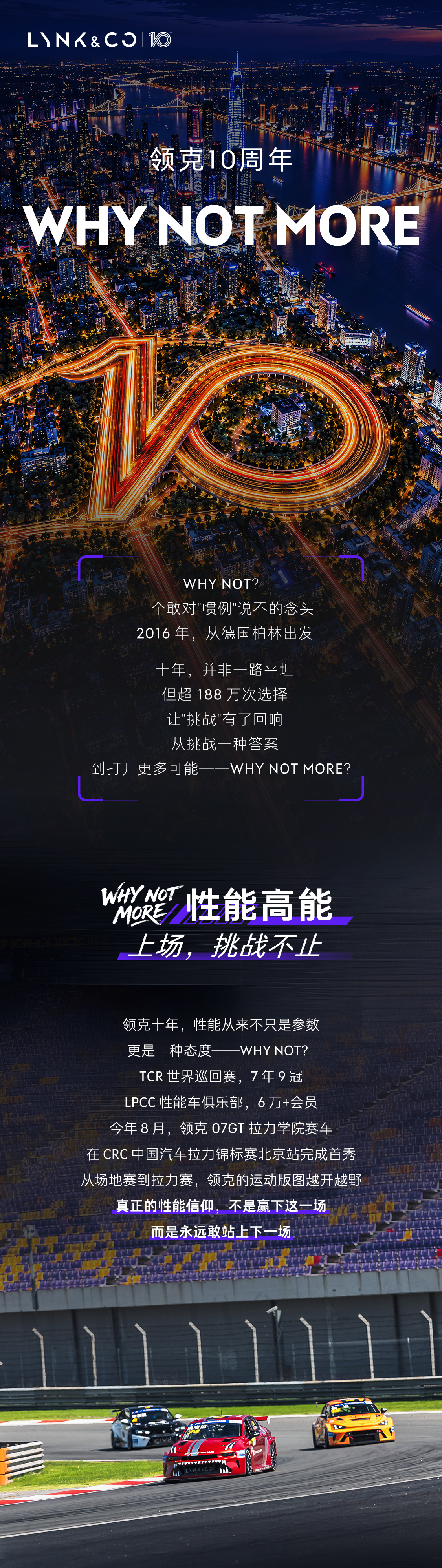 不知不觉就要迎来领克10周年了，在我印象中还是个很潮很年轻的品牌，时光匆匆啊。曾