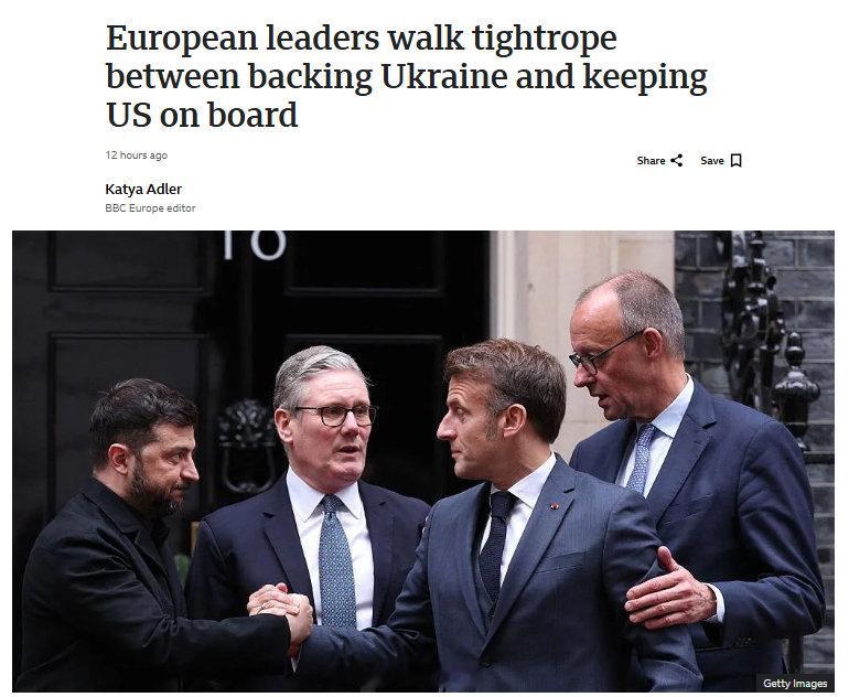 如何延长乌克兰战争，同时又假装支持特朗普提出的和平倡议。这是一个世纪难题。海外新