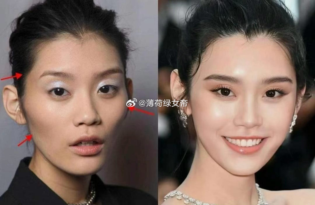 国内四大超模，只有两个人目前还是原生态，剩下的2个都做过微调首先就是奚梦瑶，微调