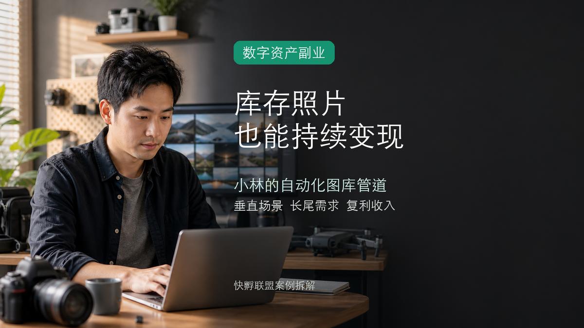 小林是个32岁的独立开发者。他给我看Shutterstock后台数据时说："我三