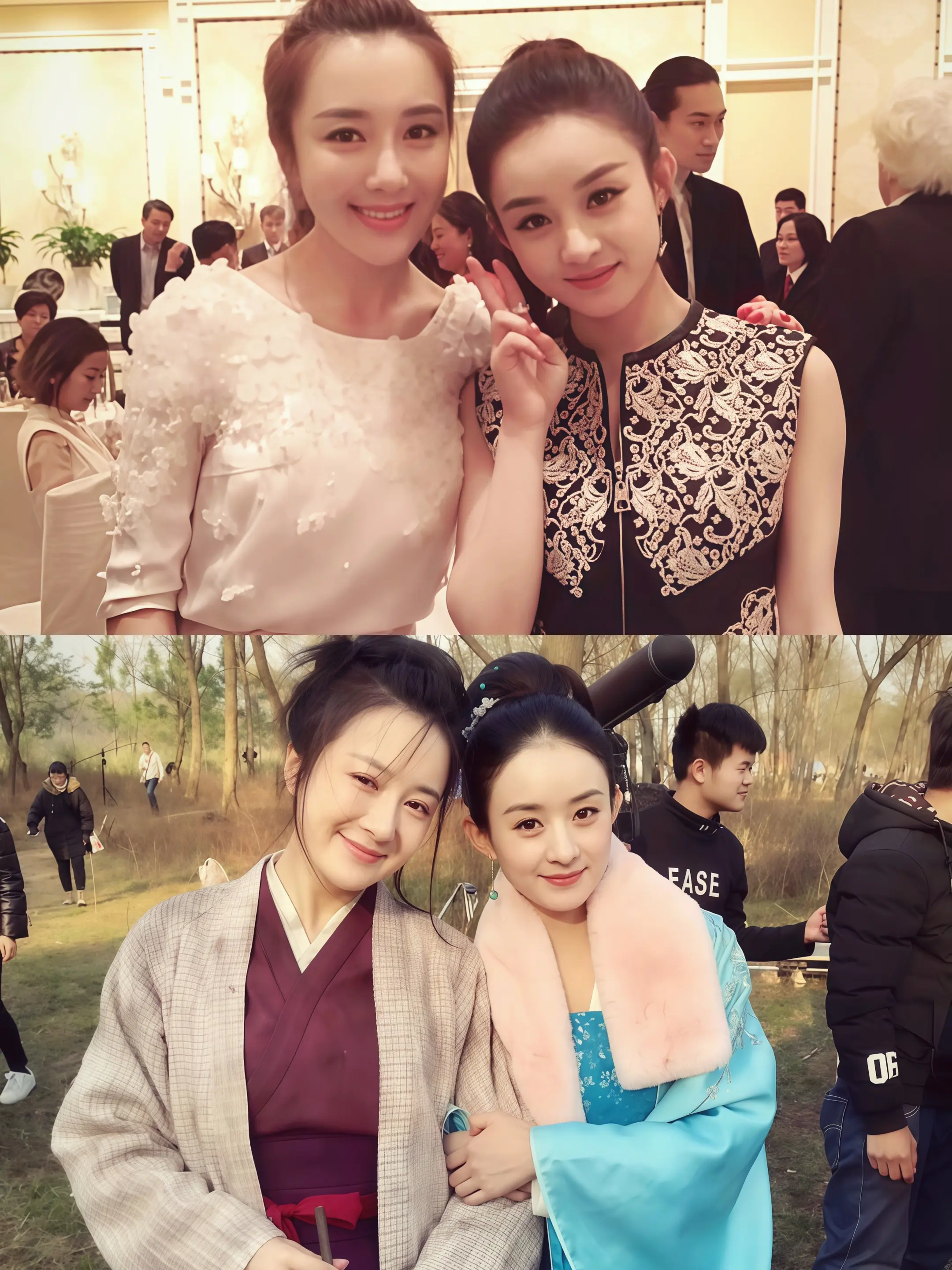 是赵丽颖和李依晓 也是曼娘和明兰