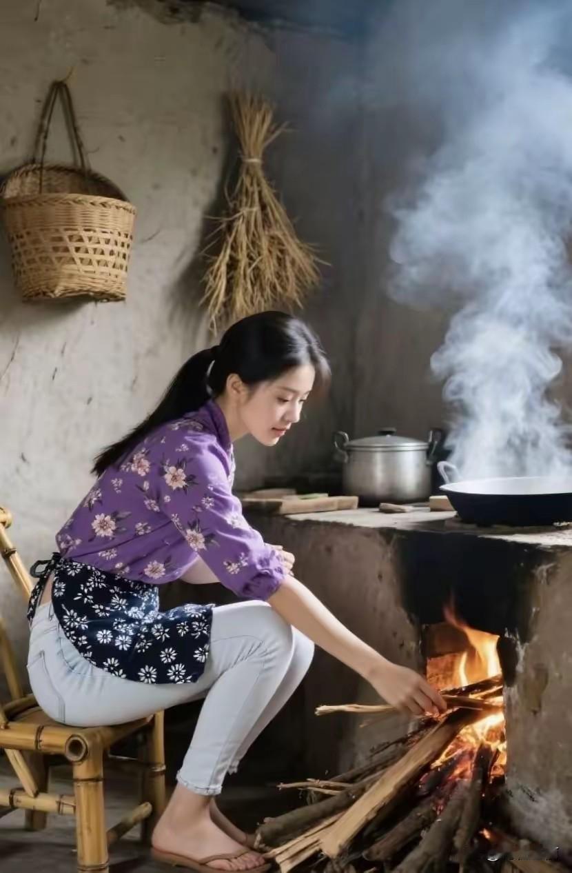 乡村生活，柴火饭香，岁月静好。