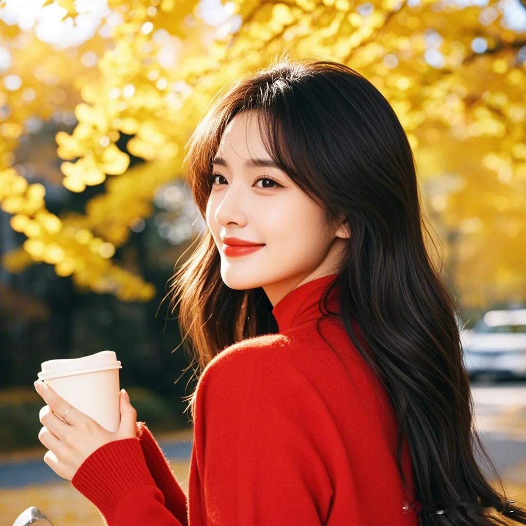 😎嘿！看这位美女，就像从时尚画卷里走出来的精灵🧚‍♀️。镜头前的她，或嘟嘴卖