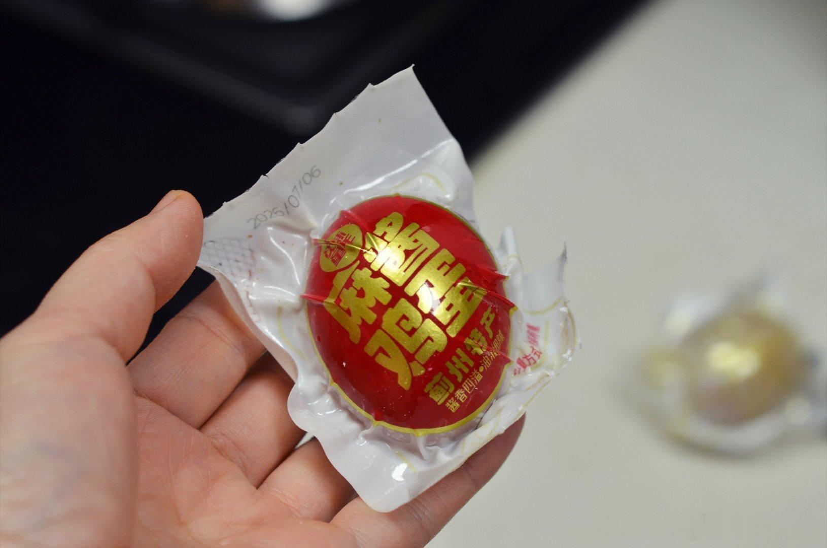 下了碗汤圆，盐卤牛肉和洋葱炒一下，酒酿馒头。​麻酱鸡蛋太好吃了！回来才两三天，我