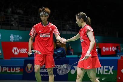 蒋振邦/魏雅欣轻松胜对手晋级马来西亚羽毛球公开赛半决赛。他们今天的对手普雷斯利/