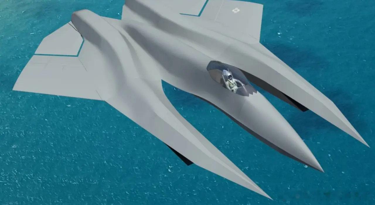 美国公司提出舰载战斗机 SM-39 “剃刀” 概念方案美国 Stavatti A