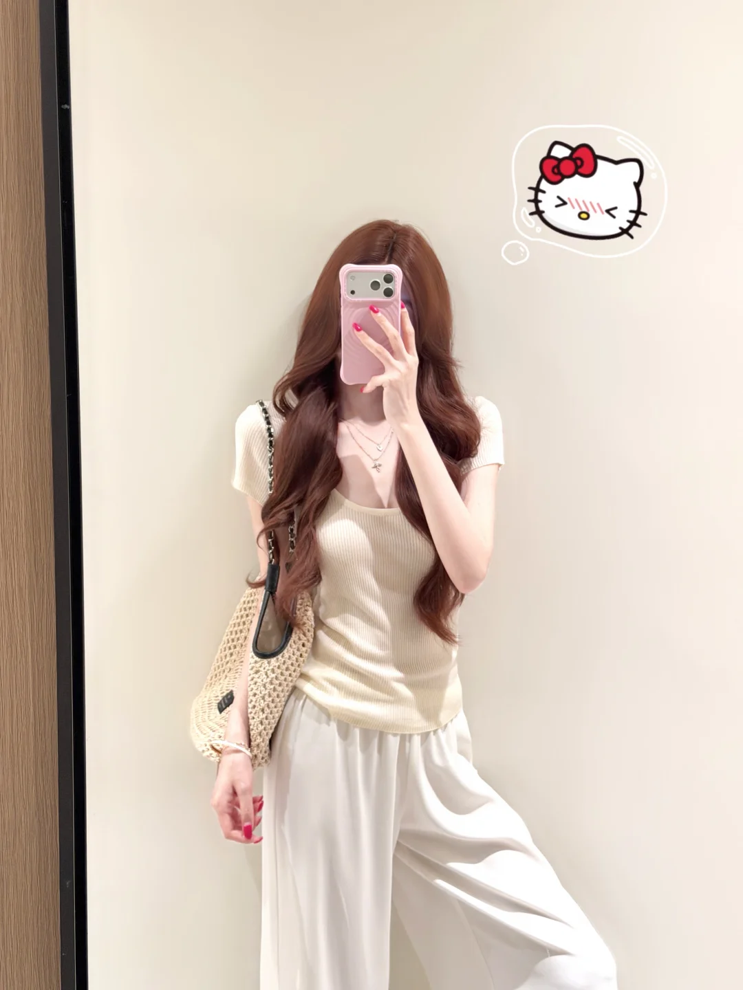 🥛白色系简约慵懒感穿搭～