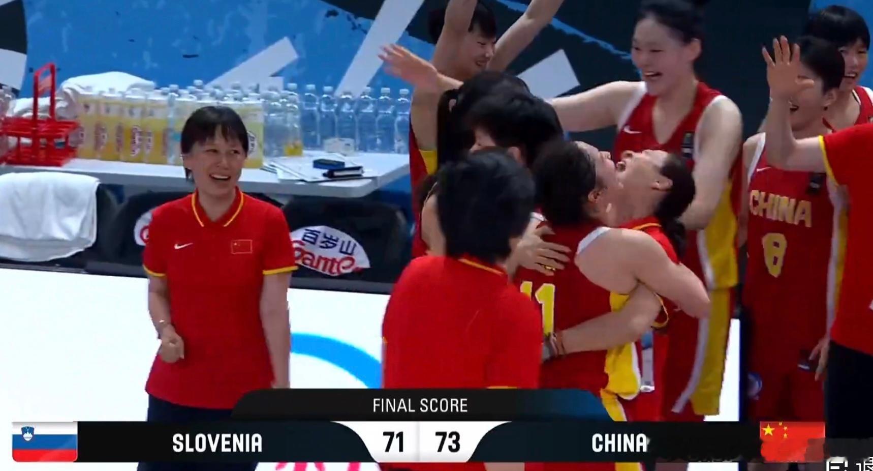 太燃了，李沅珊罚球绝杀！中国U17女篮73‑71险胜斯洛文尼亚U17女篮世界杯5