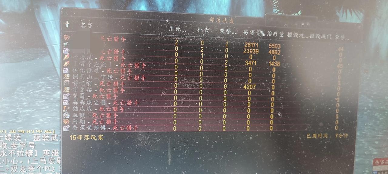 死亡猎人就是这么挂机的！
魔兽战场！远古海滩！
魔兽世界