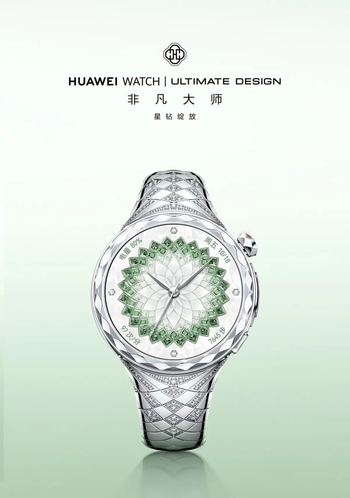 华子…你到底要发布多少新品？非凡大师手表也迎来了第一款适合女性的智能手表