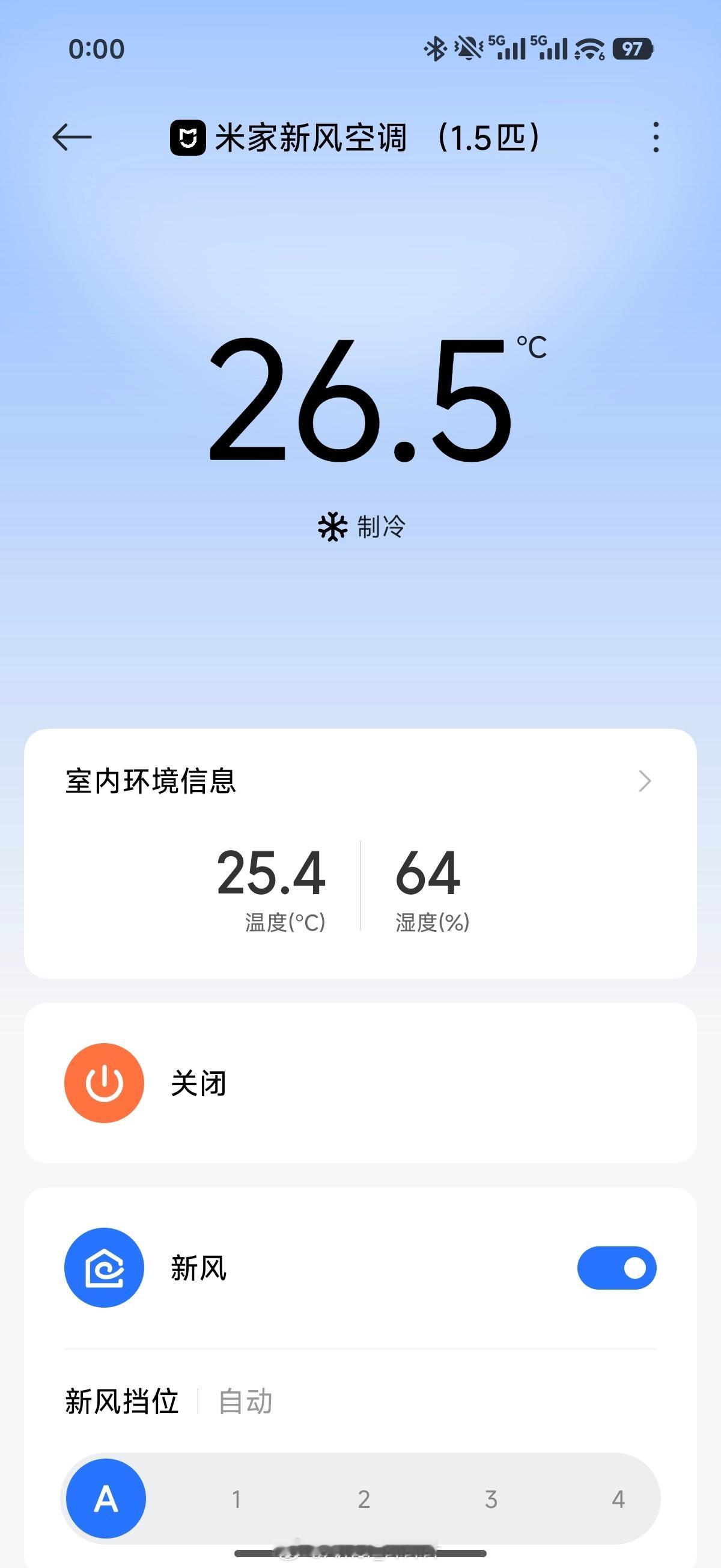 米家空调是不是反向虚标了啊？开26.5℃但实际体感绝对比这低，冻的我咧咧的。但盖