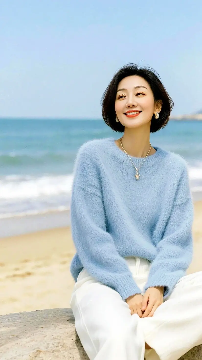 AI海滨温柔风写真 ai创作 广告分成玩法达人伙伴计划