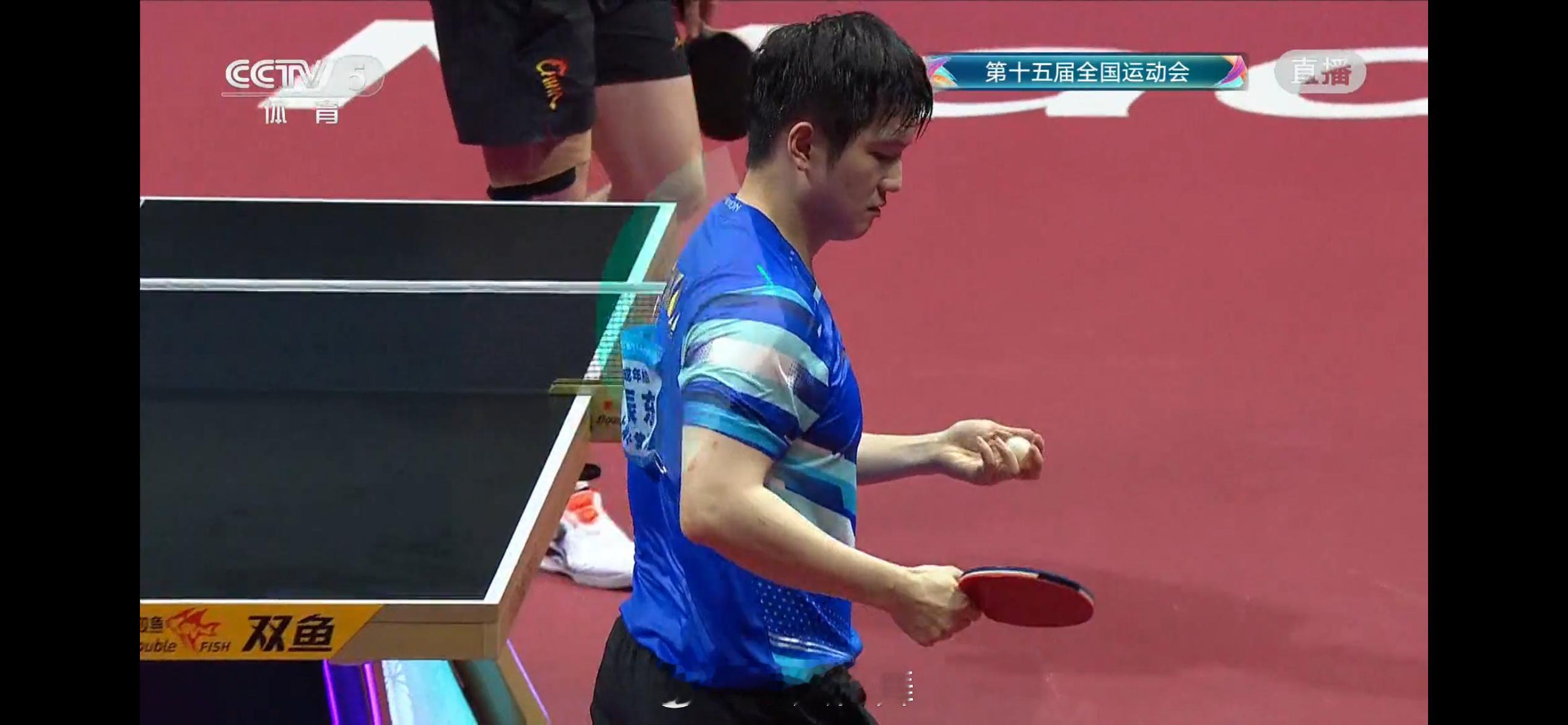 樊振东11-7赢下第四局，再度将大比分扳平！