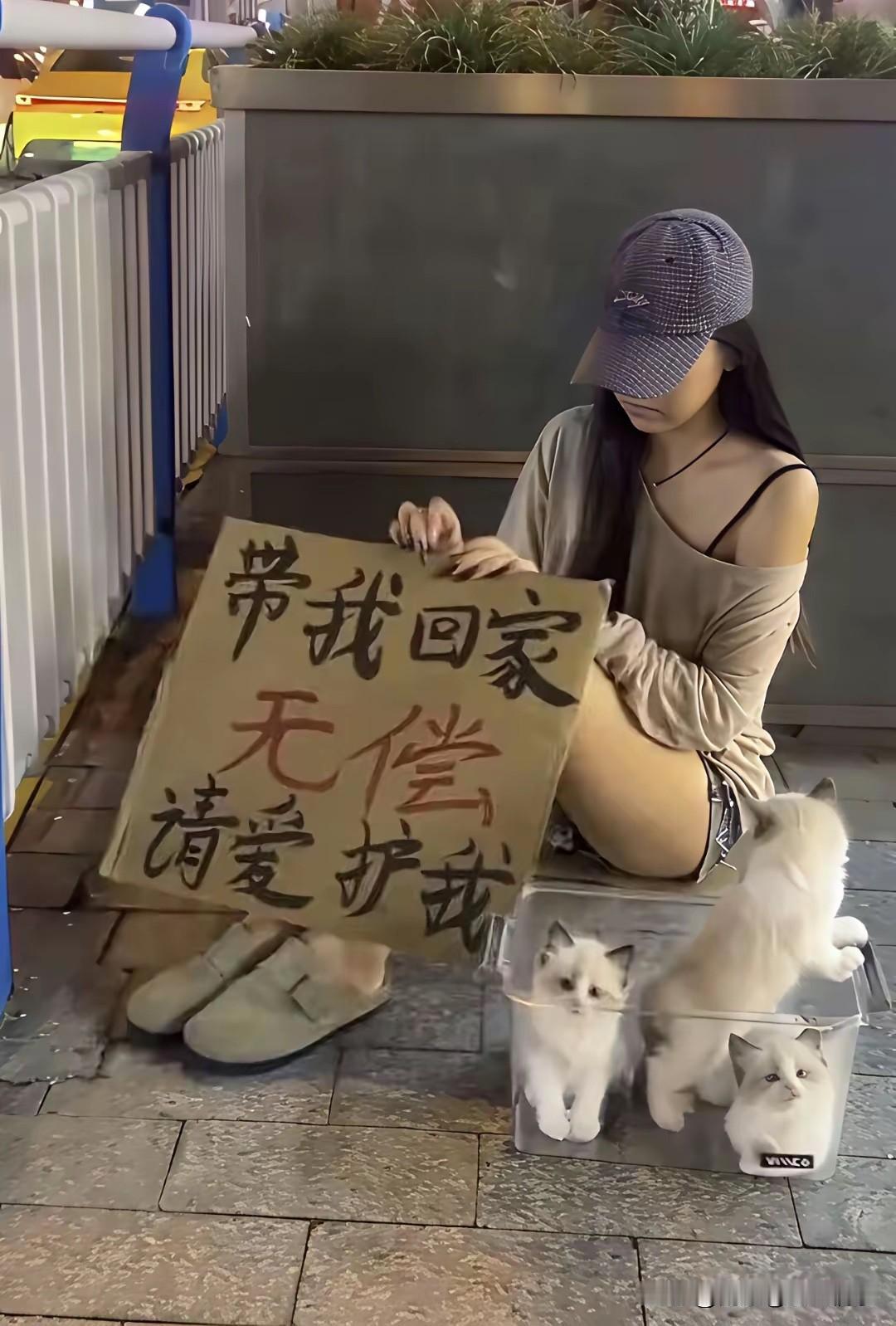 一看就知道，这是一个有爱心的女孩子！