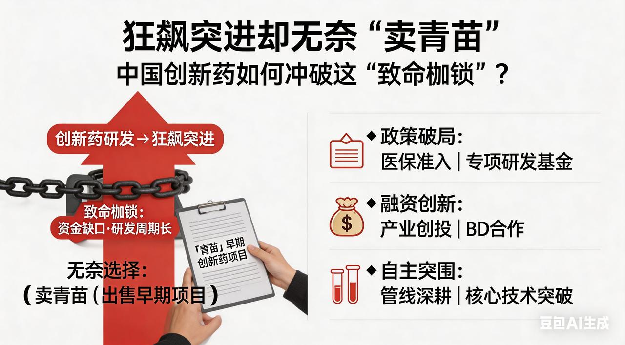狂飙突进却无奈“卖青苗”，中国创新药如何冲破这“致命枷锁”？

中国创新药“卖青