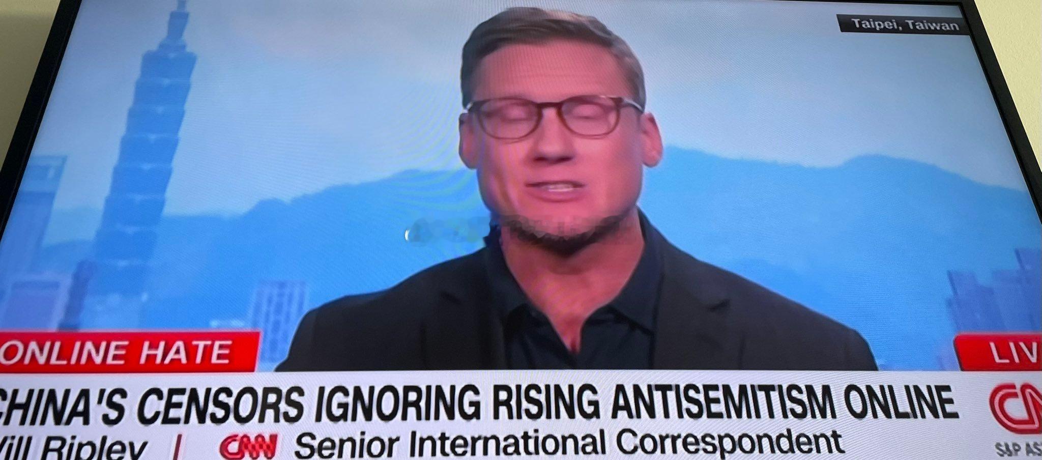 1月27日，美国有线电视新闻网（CNN）记者批评中国网民“反犹”。二战时犹太人团