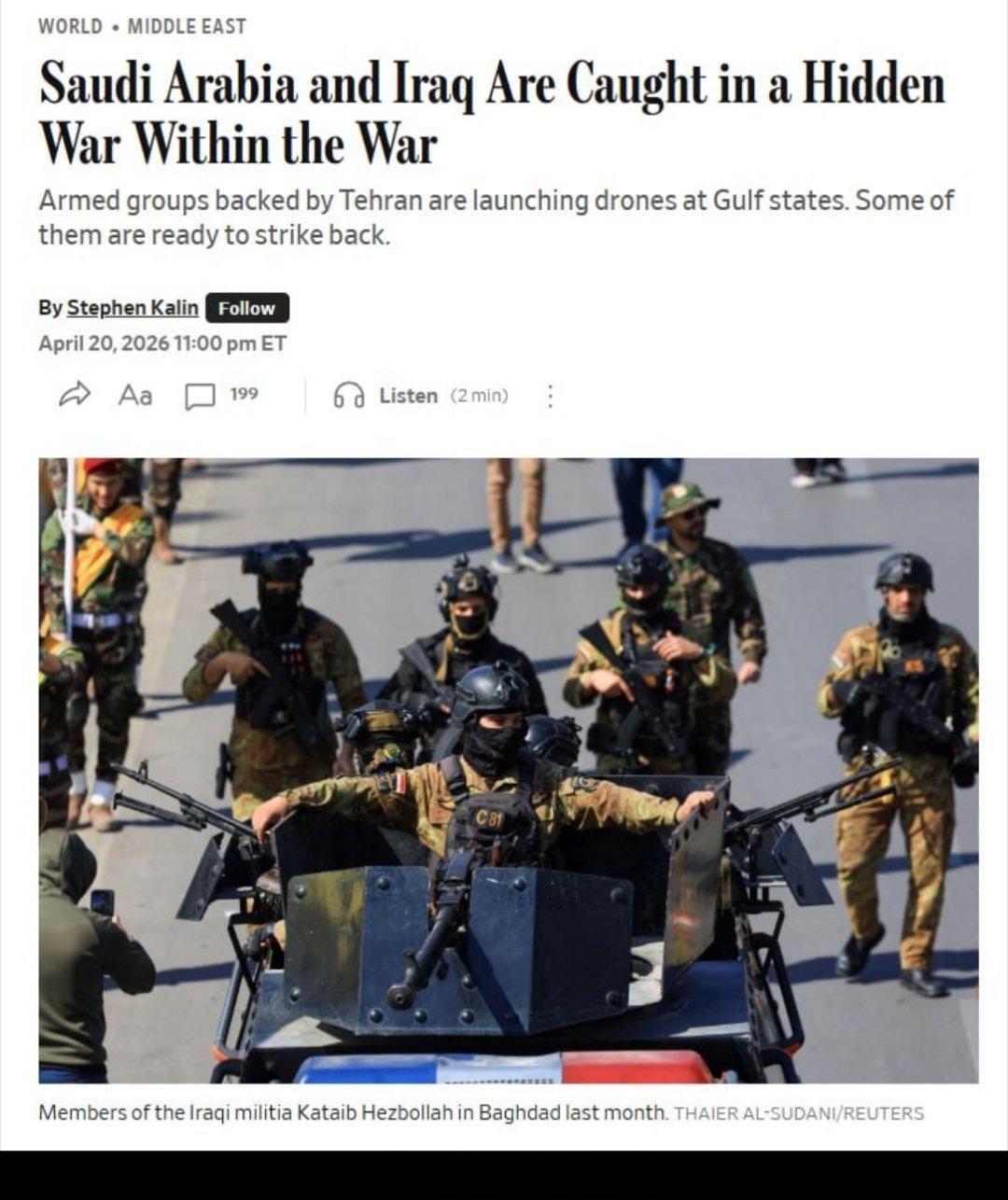 据美国《华尔街日报》报道，沙特方面评估称，在伊朗战争期间，沙特遭遇了近1000次