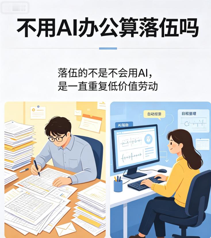 AI办公正在从一个新鲜工具，慢慢变成职场中的效率工具。以前一个员工一天处理10份