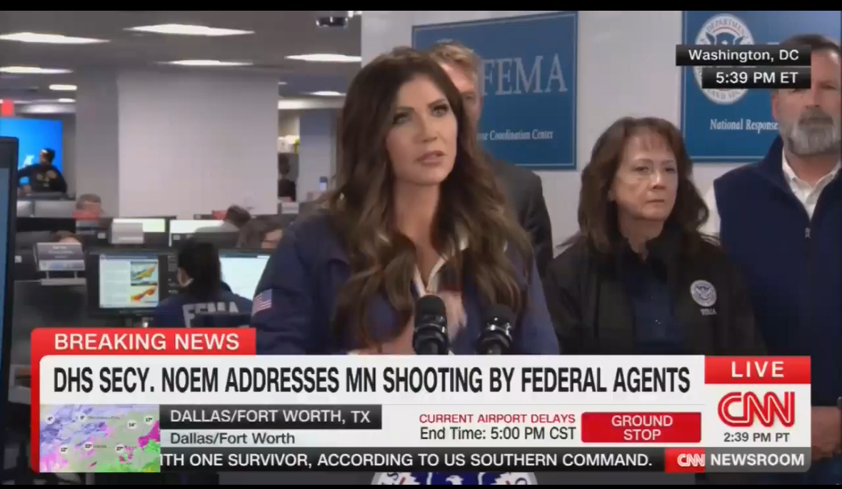 Kristi Noem也很能打。现在最不能打的可能就是司法部长了。我都想不出司法