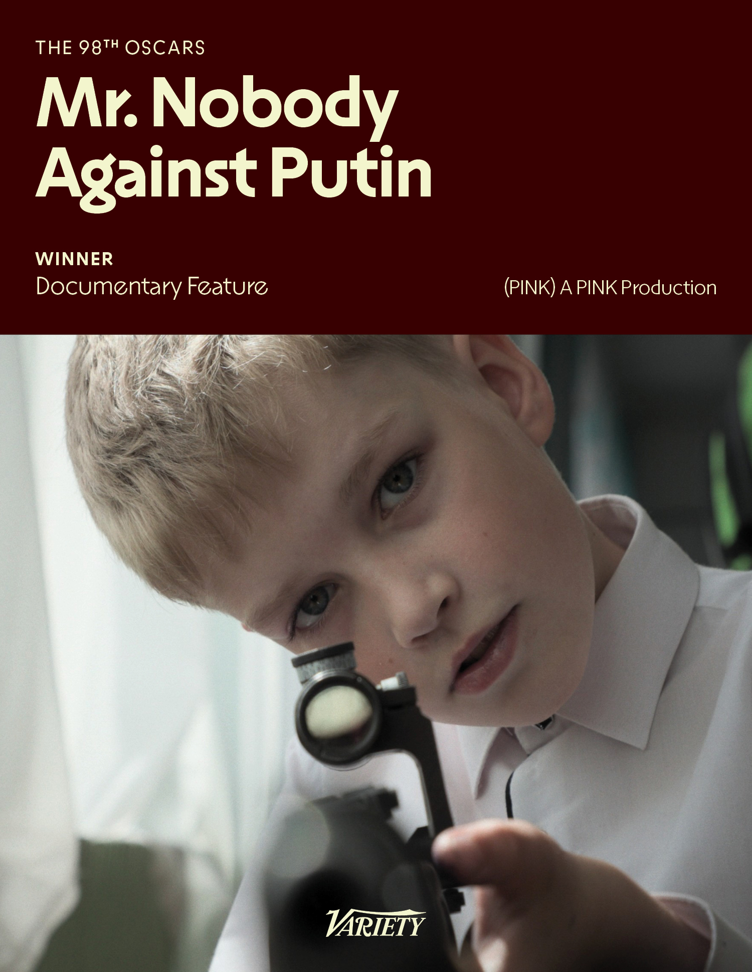 OMG！恭喜《反对普京的无名先生》获得第98届奥斯卡最佳纪录长片！今晚第二个爆冷