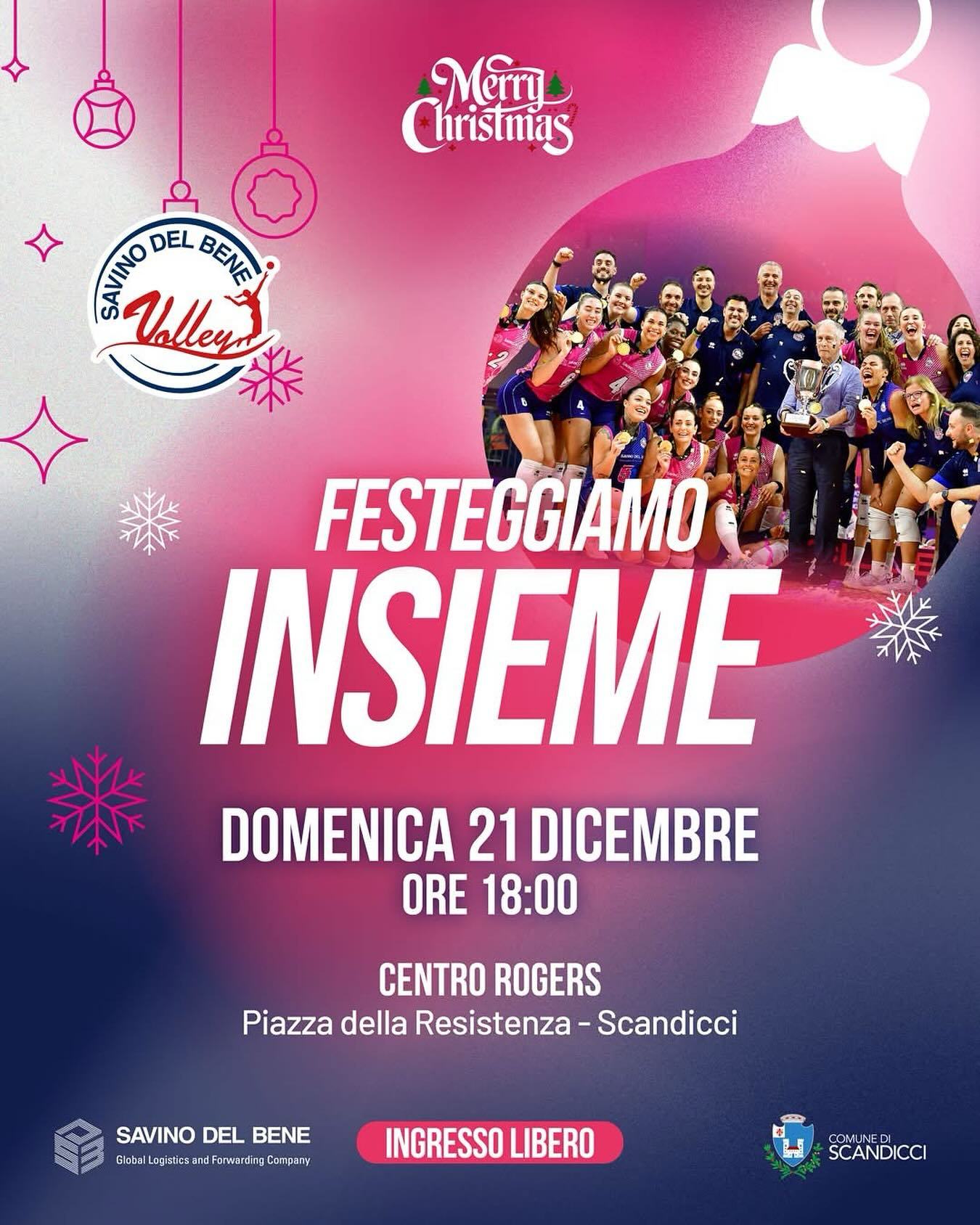 21日周日18点，市中心广场，斯坎迪奇邀请全市民众一起庆祝！ 