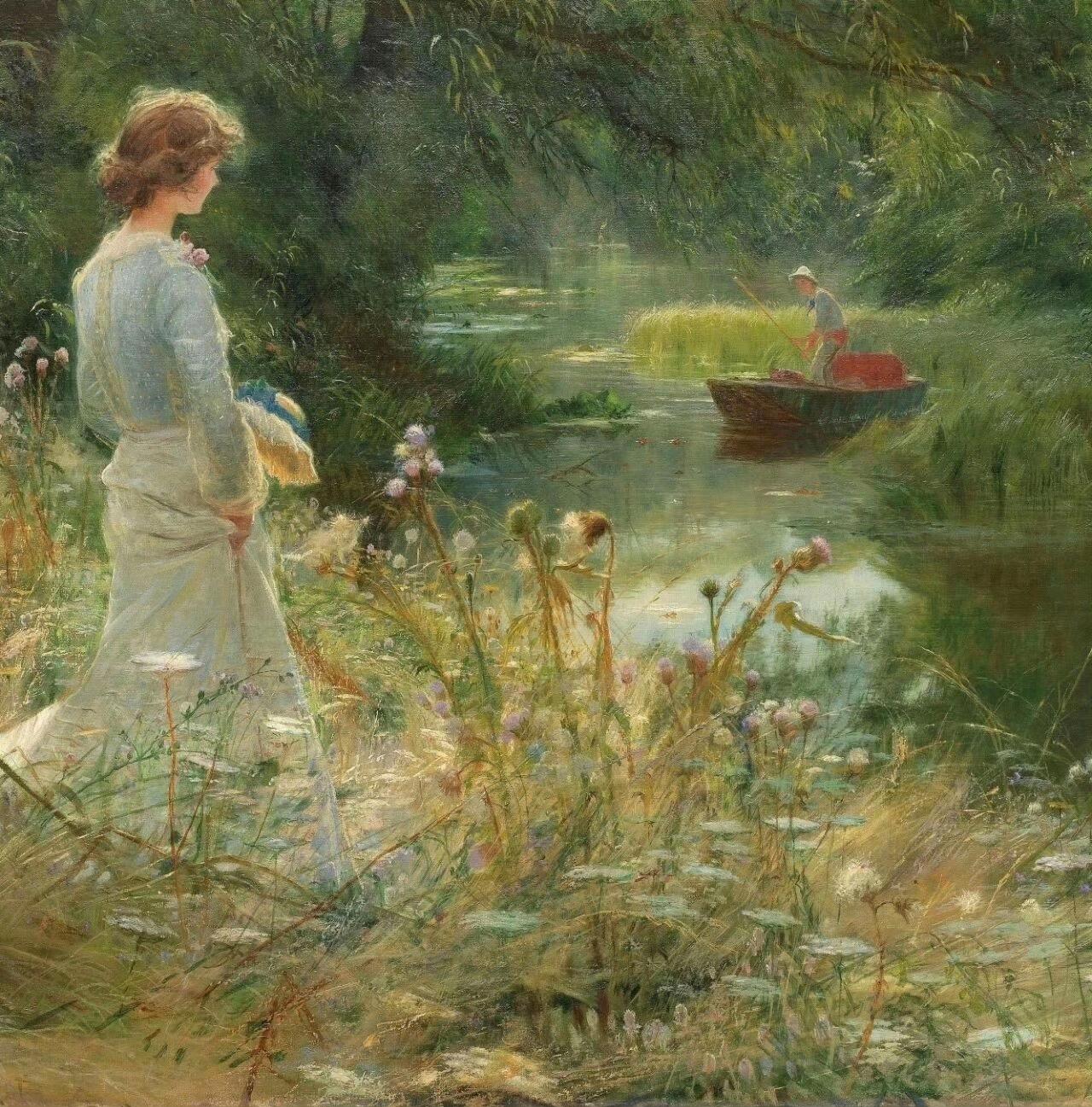 死水
Charles William Wyllie作品