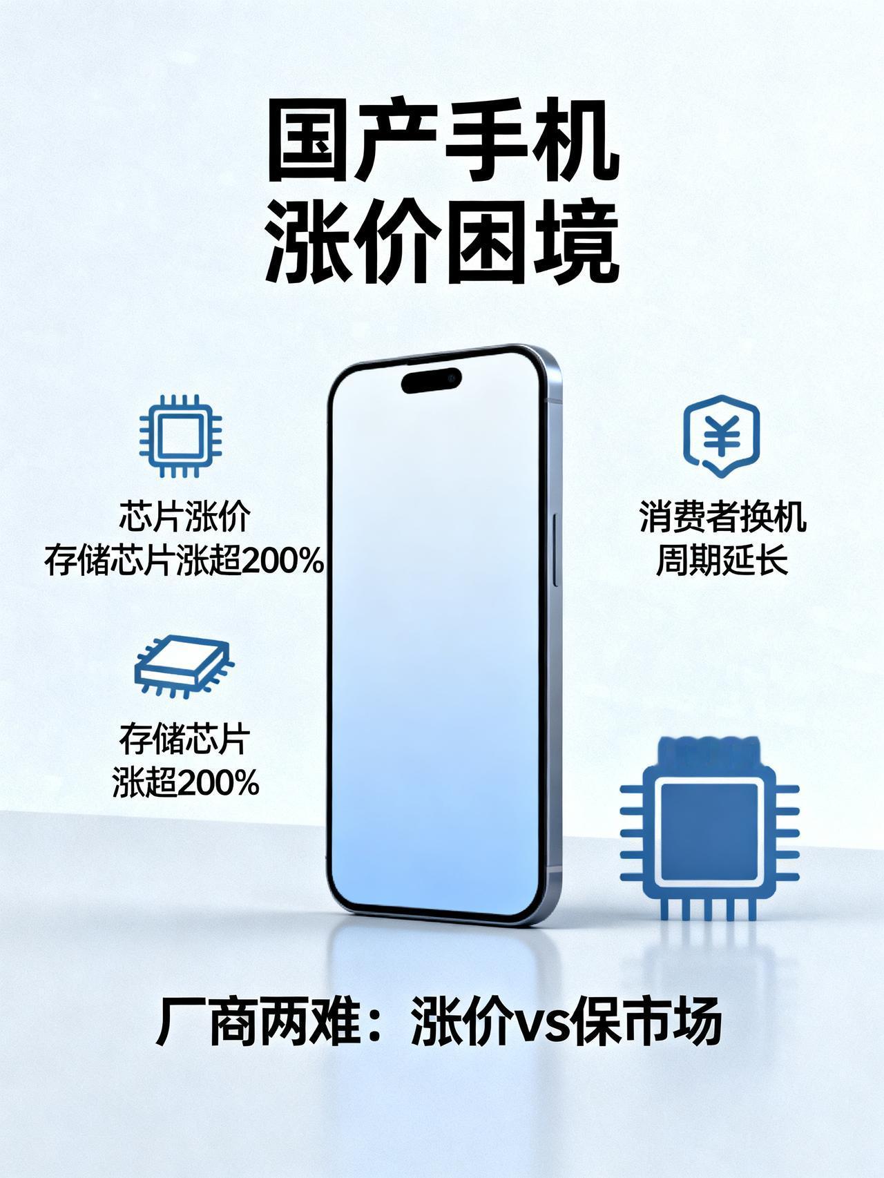芯片涨价，小米涨500，国产手机集体“挨刀”
本来只想换台新手机凑合用个两三年，
