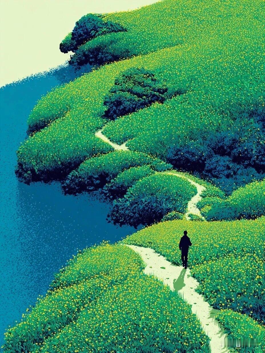 这位美女画家的审美好在线，每一幅都是心灵的目的地。好与众不同的画面感，仿佛来到了