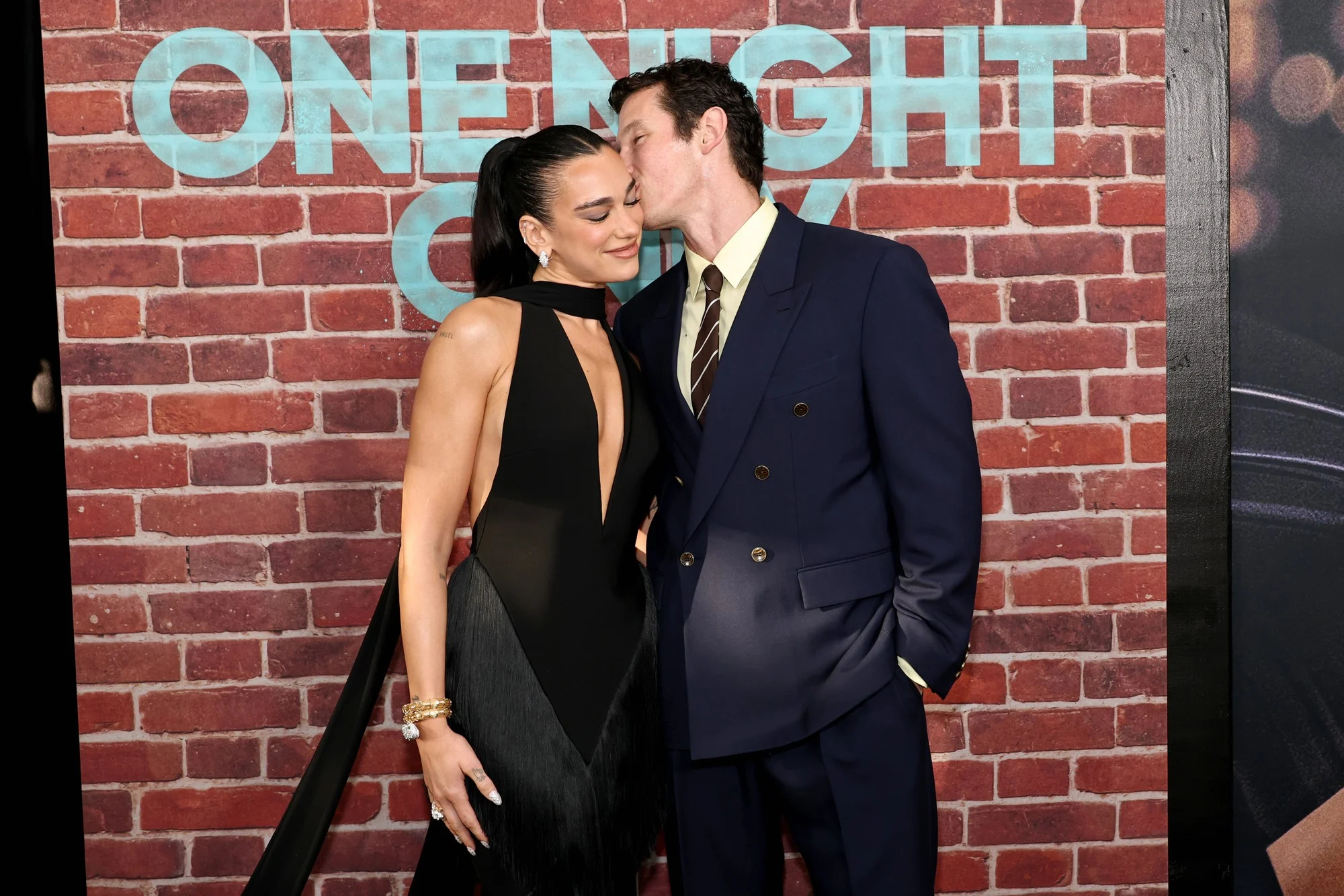 Dua Lipa和丈夫Callum Turner 3日纽约 电影One Nigh