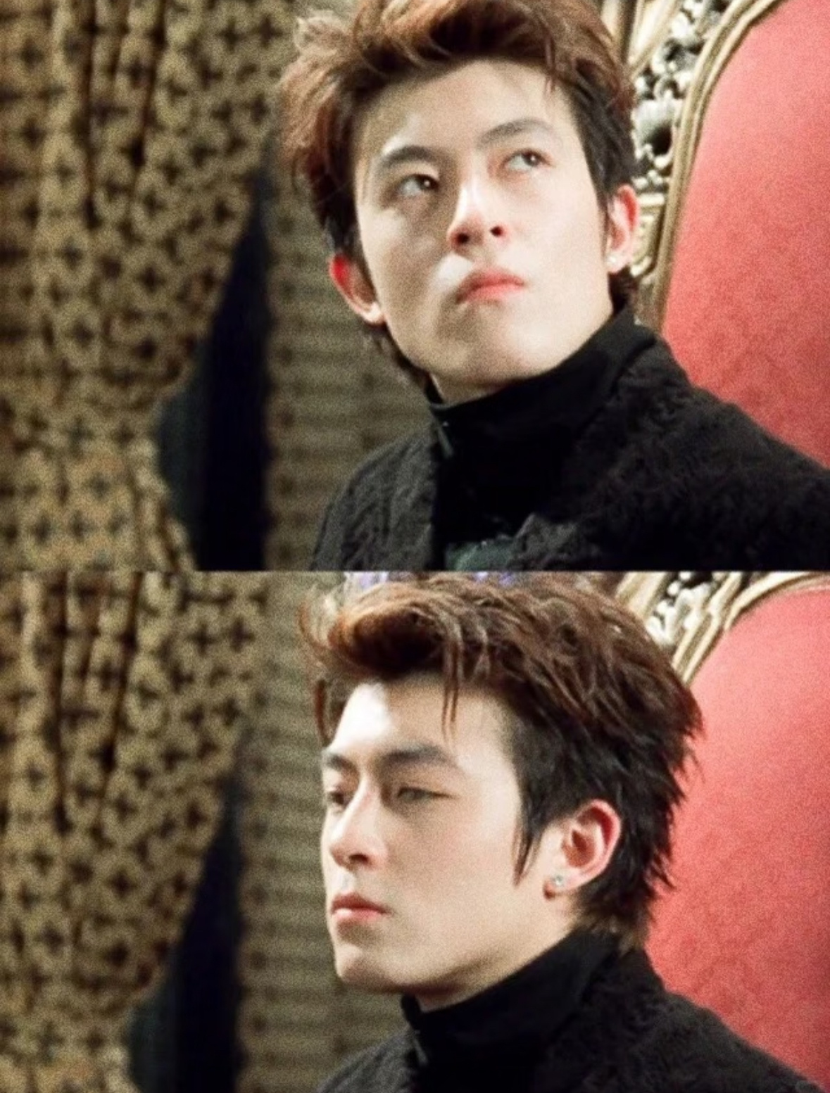 网友二世谷滑雪偶遇陈冠希，曾经的痞帅奶油小生现在也衰老了，不护肤不做医美正常衰老