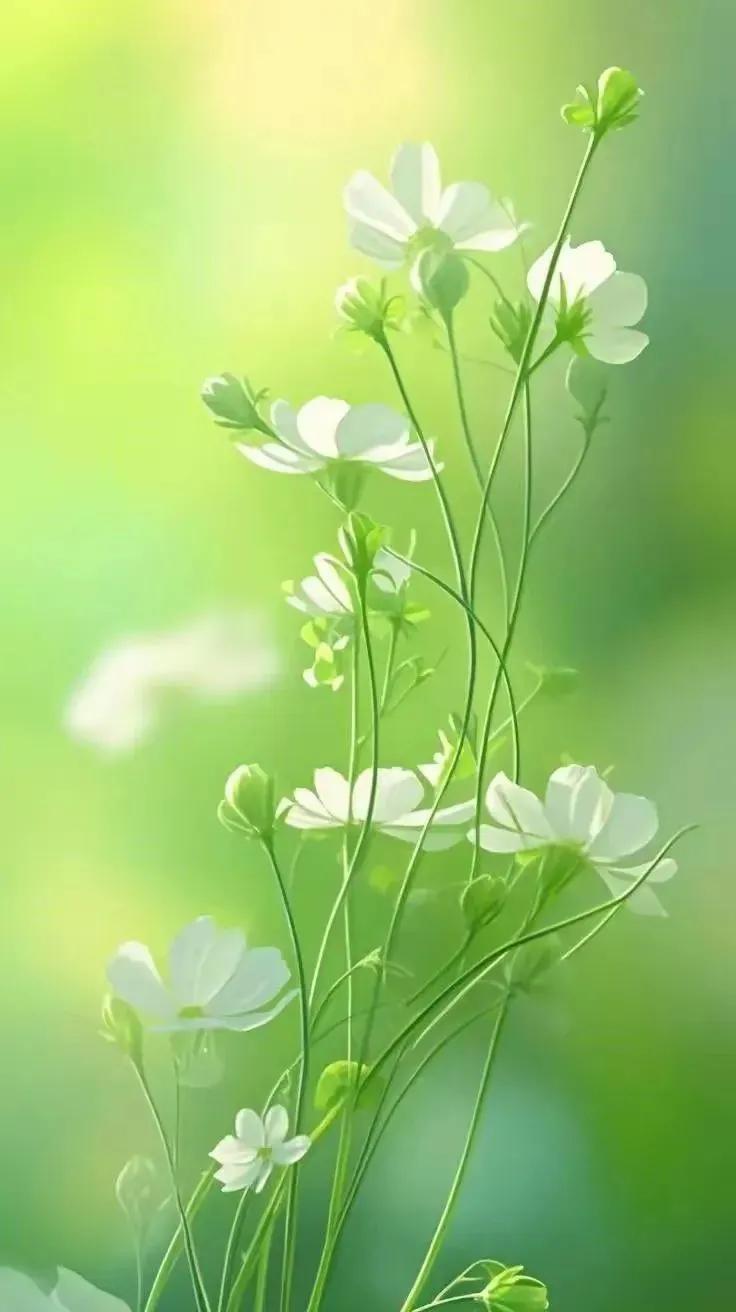 春雨润绿枝