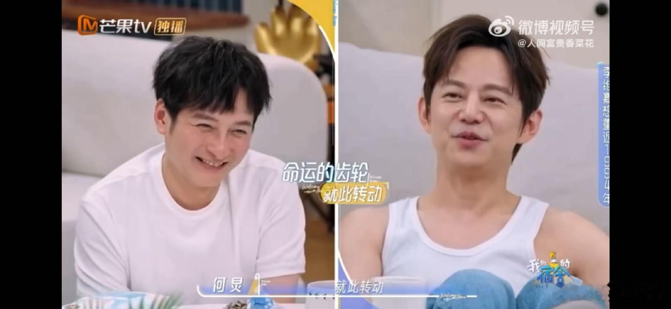 何炅李维嘉1994年命运齿轮开始转动何炅李维嘉许我耀眼维嘉口中的许我耀眼，对应初