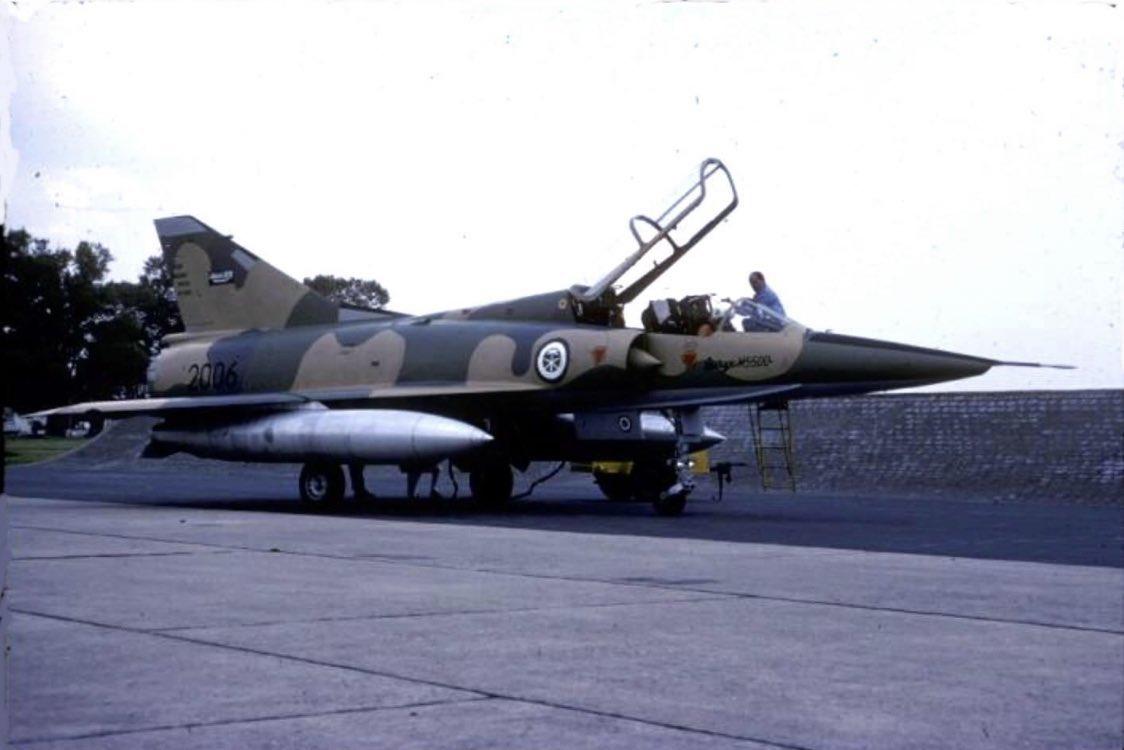 20世纪70年代拍摄的扎伊尔空军（Zairian Air Force）幻影5战斗