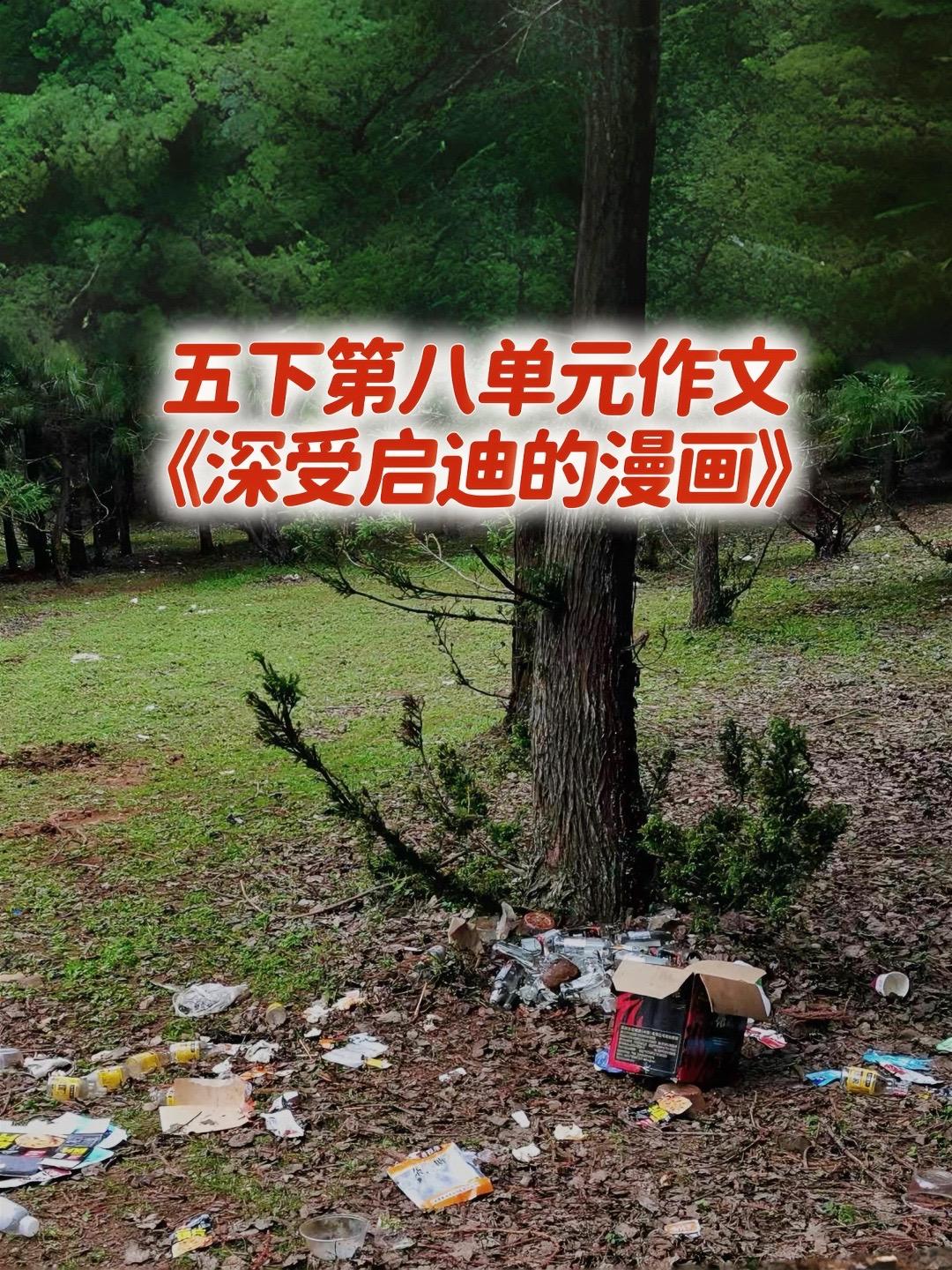《深受启迪的漫画》 优秀范文。小学五年级下册第八单元作文《深受启迪的漫画》