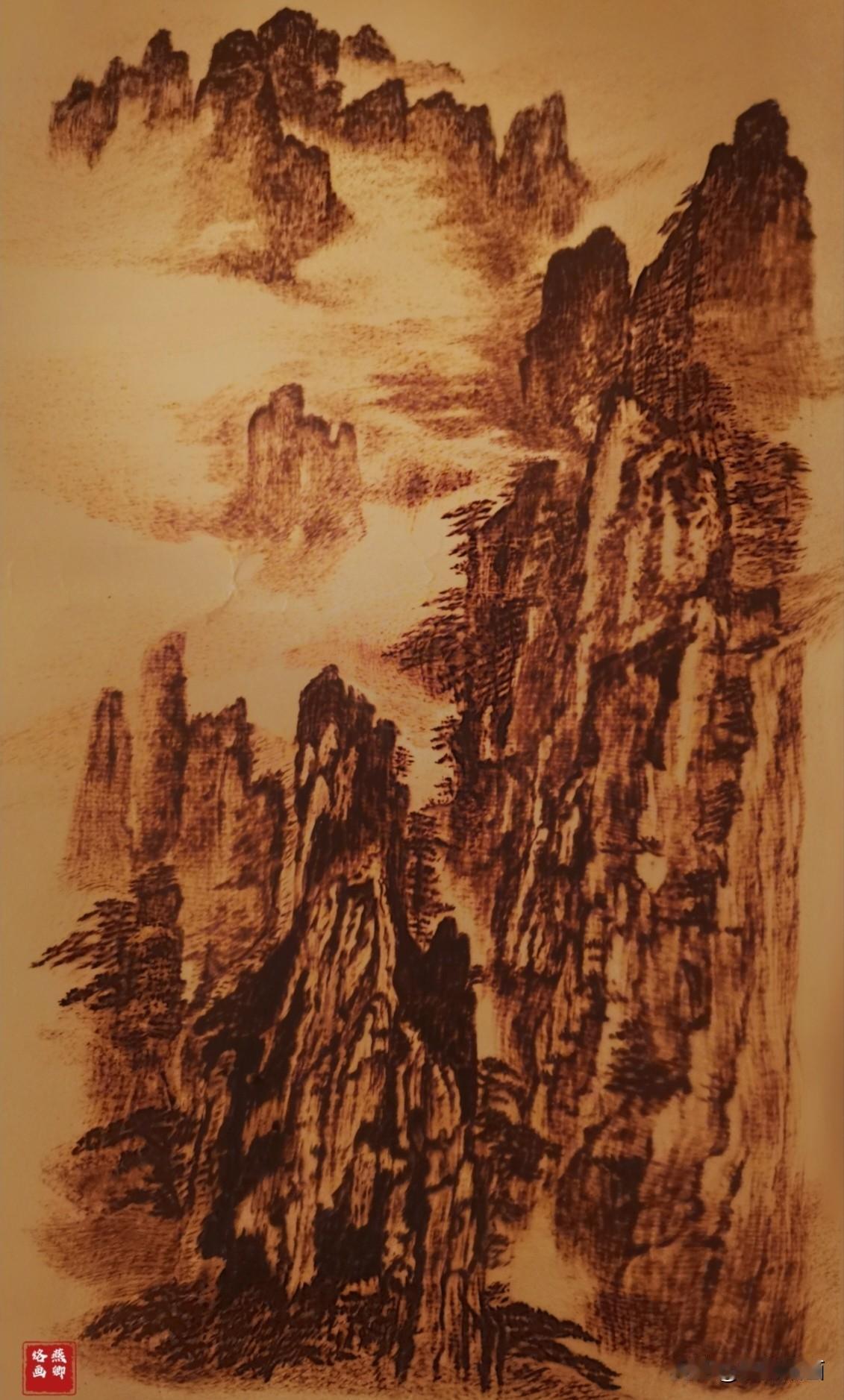 山间怪石更是妙趣横生，三分形似，七分想象欲坠却稳立千年；“猴子观海”形似顽猴蹲坐