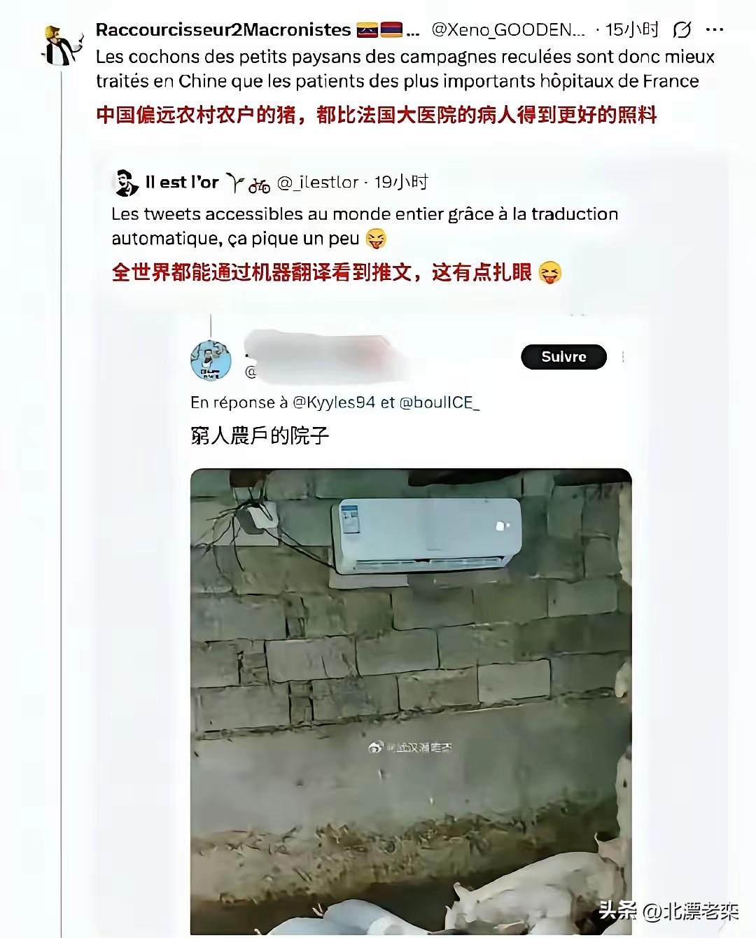 法国人说，我们的夏天还没有中国的一头猪待遇好。
    说是这个夏天法国意大利这