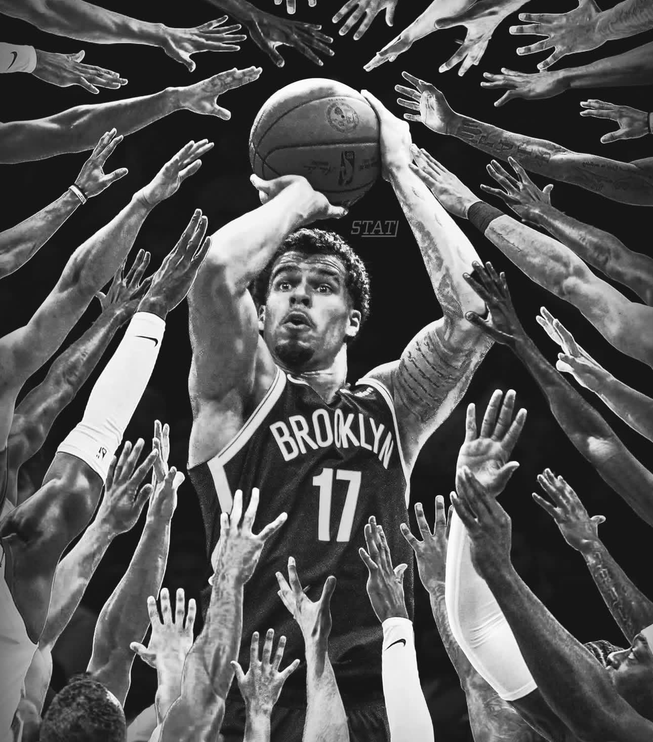 MJ每次跳投时会看到的场面~Images via statline 