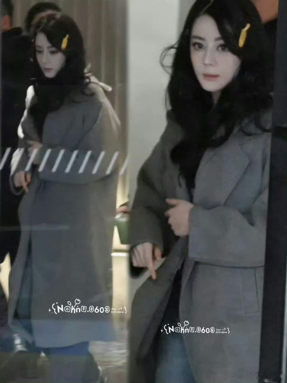 迪丽热巴Hi6卷发上班好漂亮的卷发巴录制顺利呀～ 期待《白日提灯》 