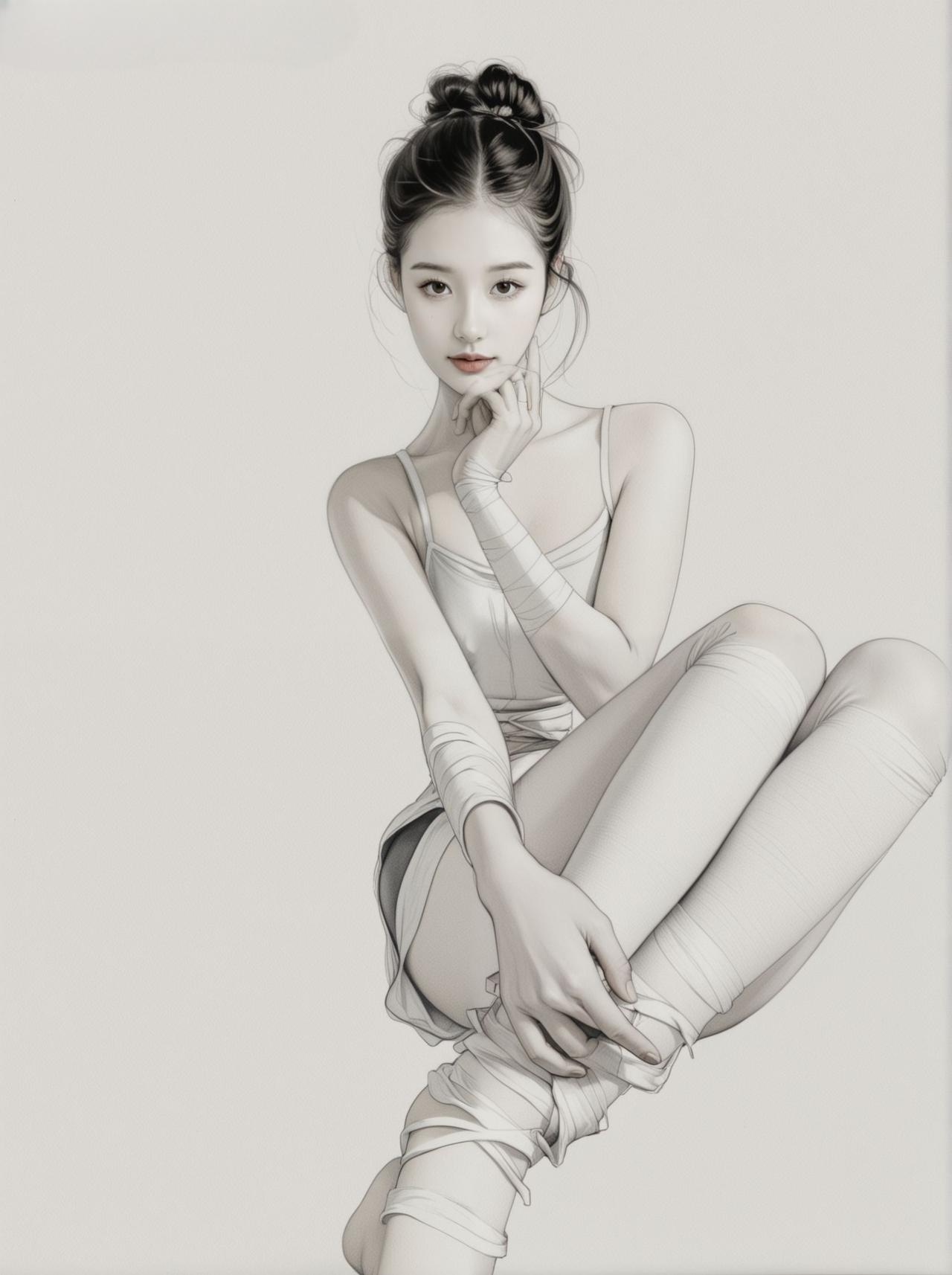 红袖添香夜，轻抚玉人妆。