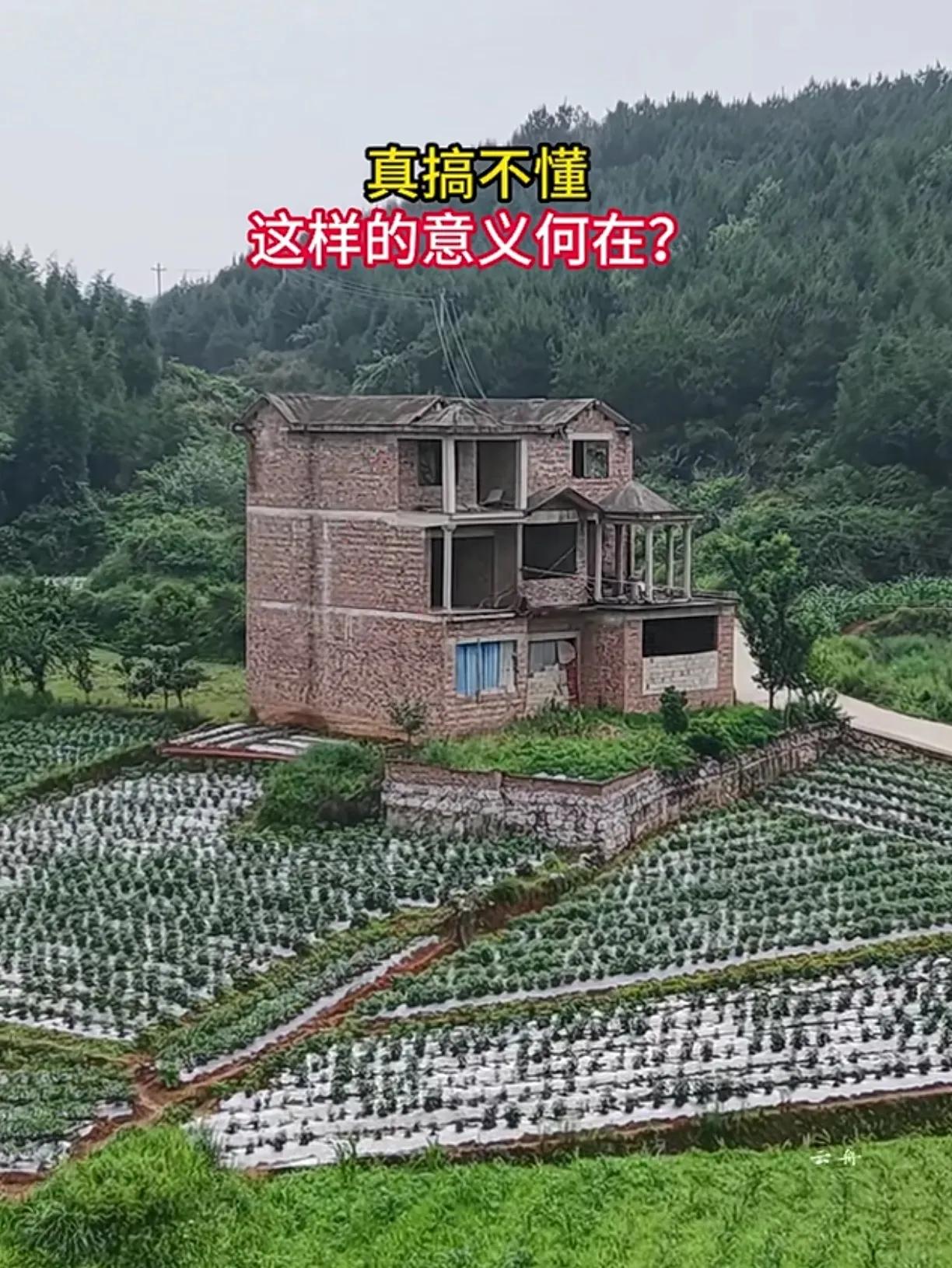 好奇！不懂就要问，发现农村有好多这样的毛坯大房子，虽说没装修，这估算也得花二三十