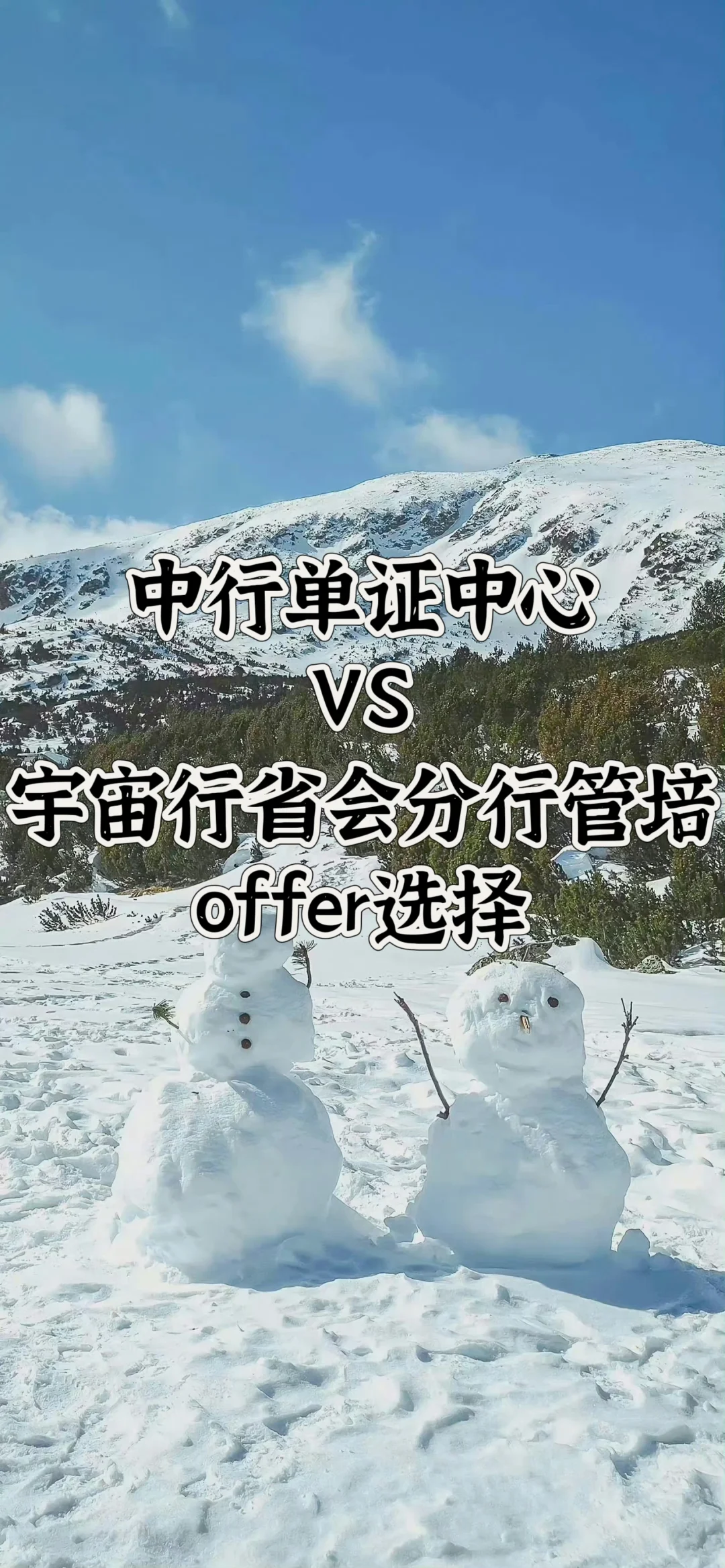 中行 | 工行 银行系列offer选择