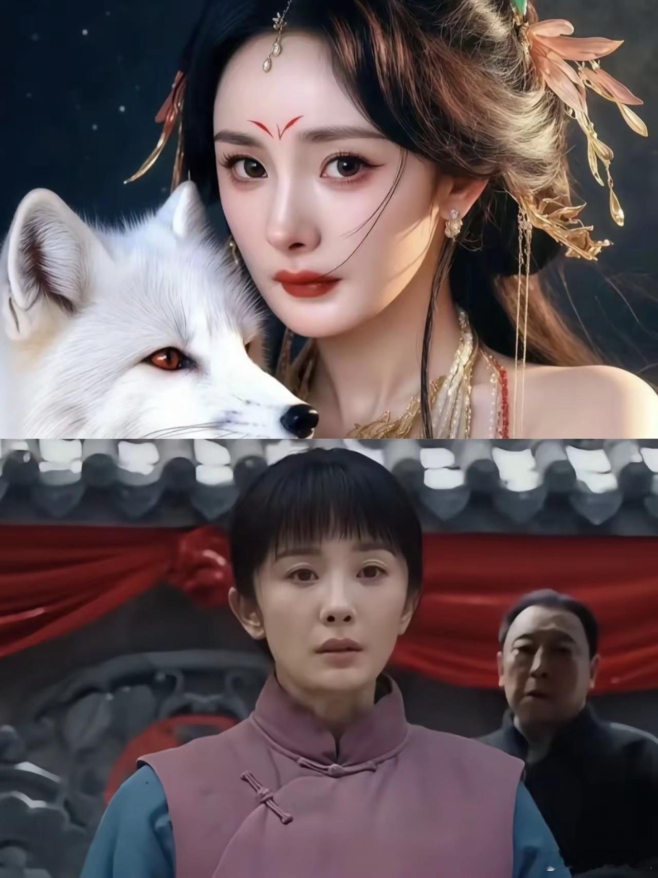 大家发现没有？杨幂有个挺尴尬的事儿，演古装或现代戏，观众总先被她颜值吸引，可演年
