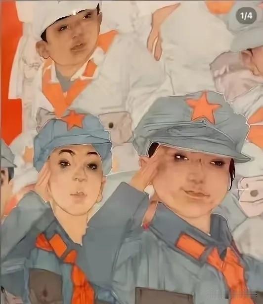这是刘翔鹏的作品《新时代的长征路之星星火》，他是山东师范大学美术学院教授、清华大