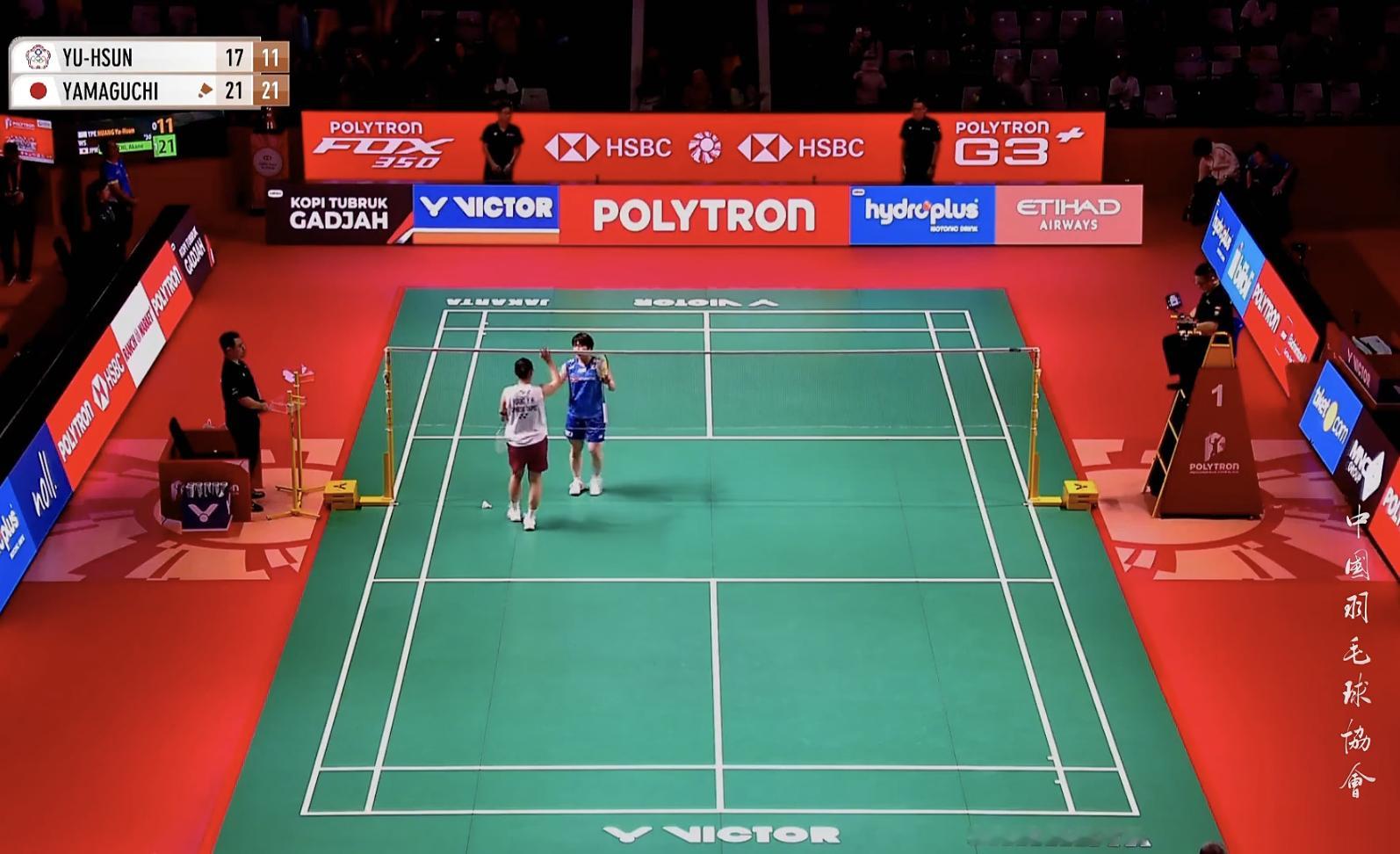 山口茜🇯🇵 21-17、21-11 黄宥薰2026年印尼羽毛球公开赛
