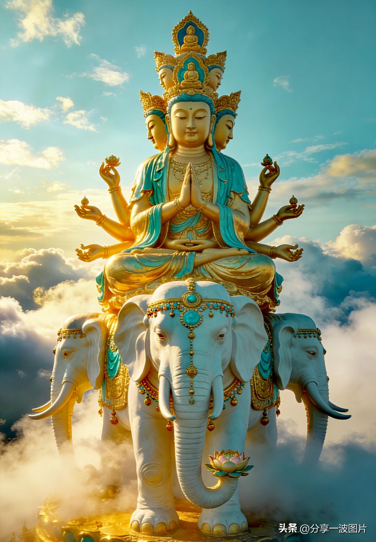 峨眉山十方普贤菩萨