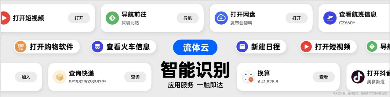 #OPPO开发者大会#ColorOS 14流体云还拥有智能识别功能。在购物、导航