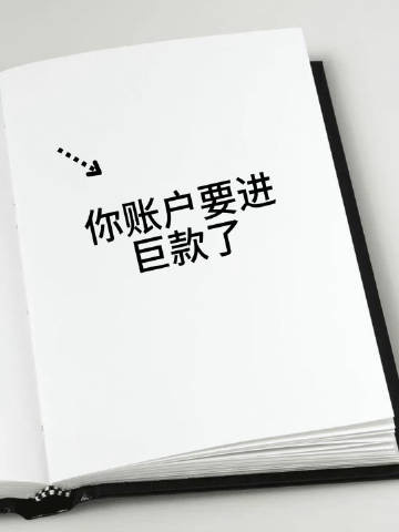 你账户要进巨款了，快接 