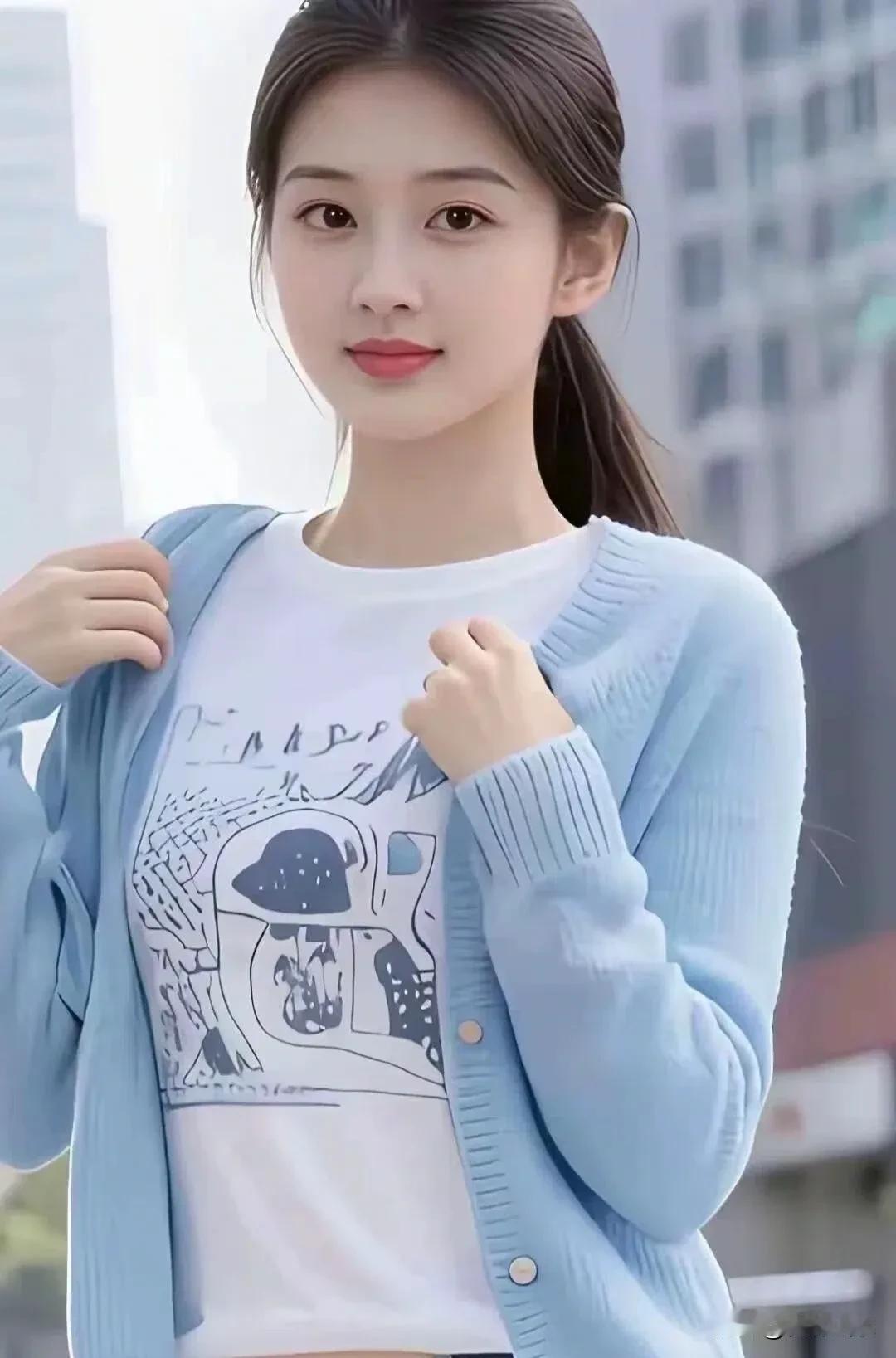 青纯美女，最美时光！