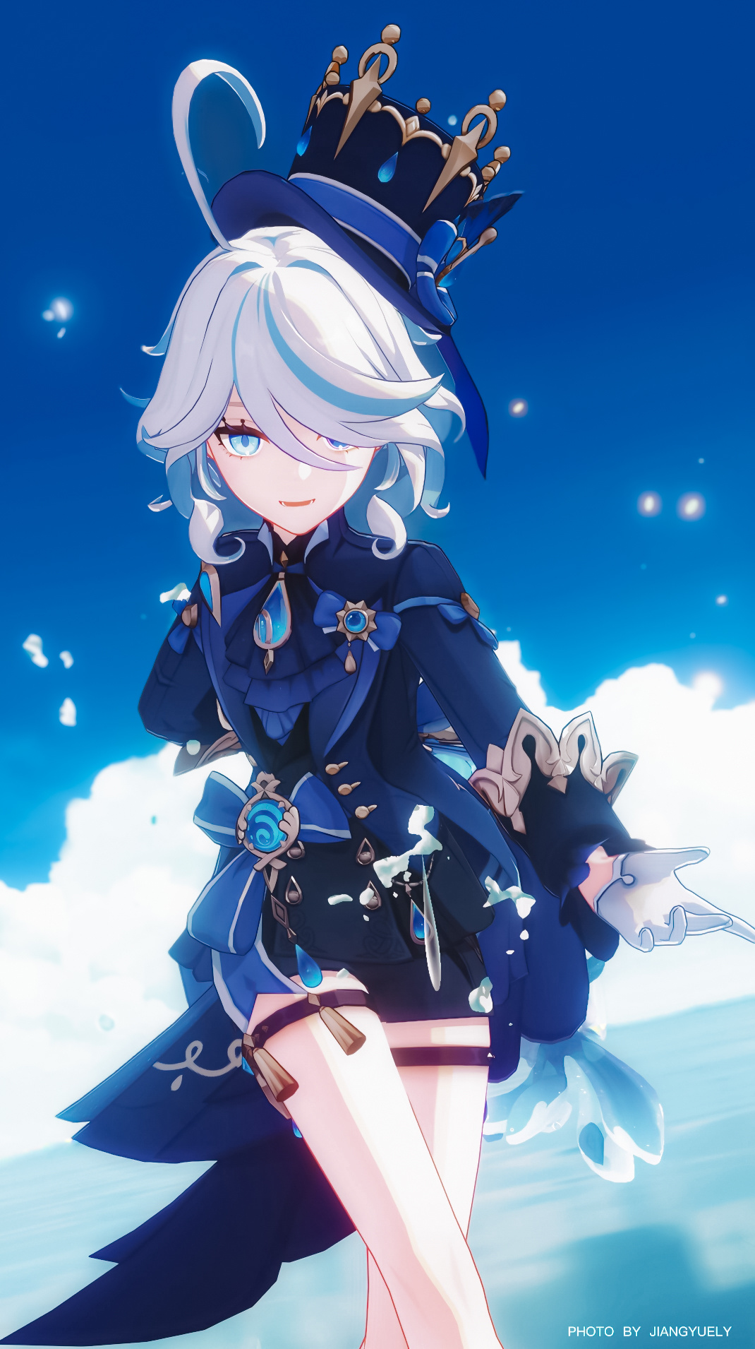 #芙宁娜[超话]##晒出与芙宁娜的难忘瞬间#这里也发发 整个4.2版本拍的漂亮芙