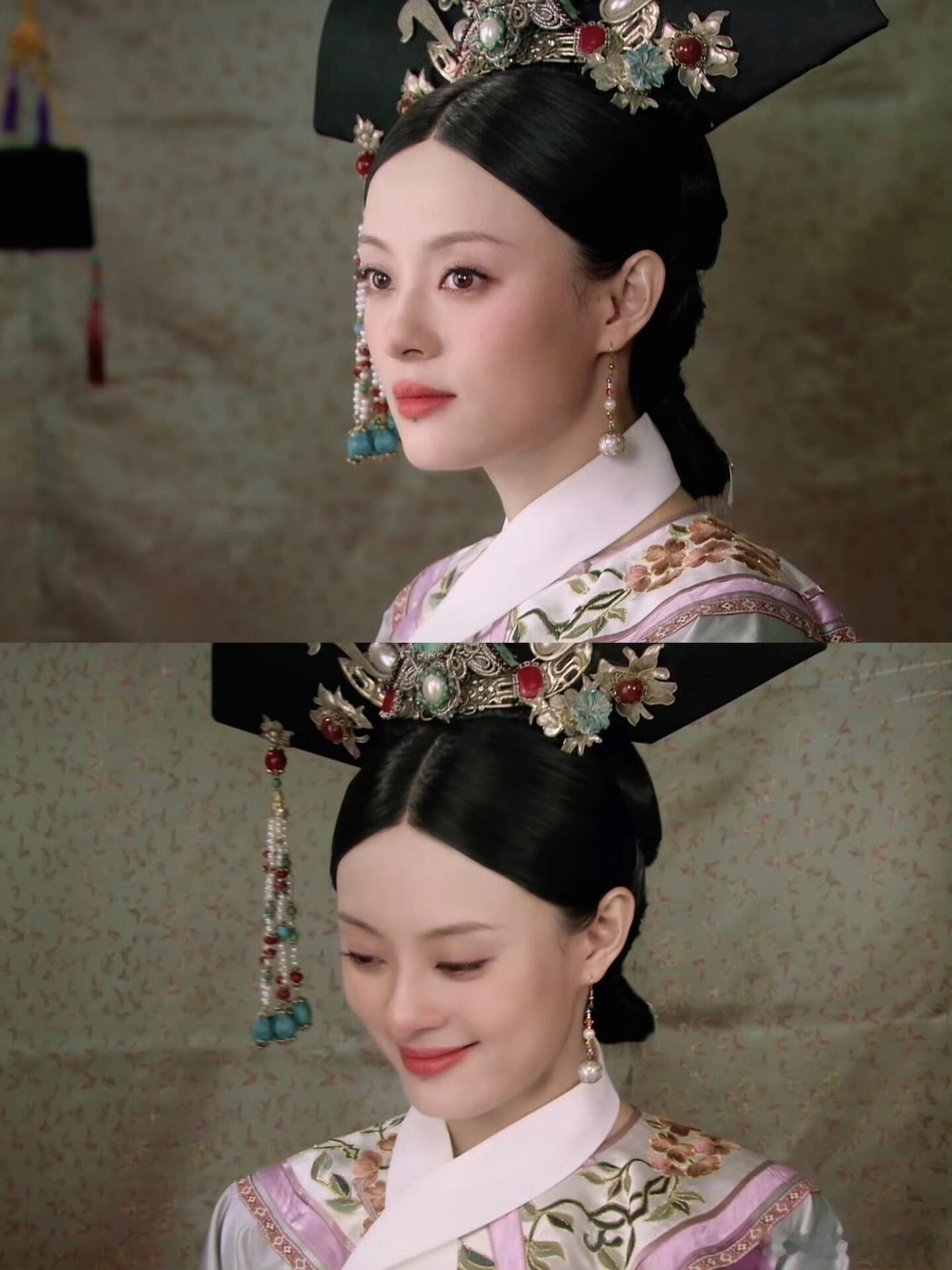 孙俪美回甄嬛时期终于这温婉劲儿一出来，"不着华服难掩风华，娘娘你是真省粉底钱但赢